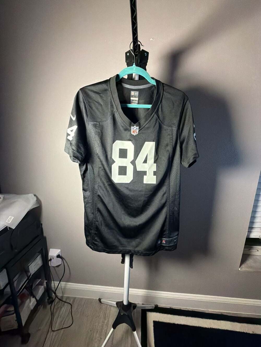 Nike Antonio Brown Raiders Jersey Size XL Black On Field 84